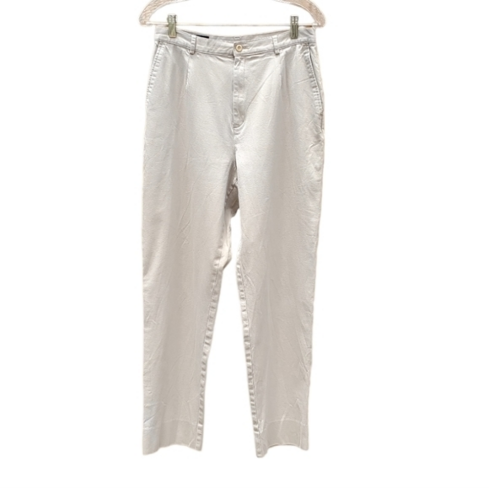 Lands End Cotton Khaki‎ Pants Size 10 Regular